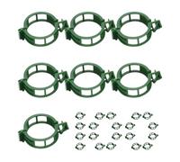 Plant Support Clips,100 Pieces Stable Reusable Clamps | Secured Plant Vine Clips, Garden Vine Grape Indoor Stem Balcony Berry Vegetable Flowerpot Creeping Branch Leaves