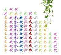 Plant Support Clips - Garden Clips for Climbing Plants,Thick Clamp 100 Piece for Vine Tomato Daisy Flower Garden Yard Farm Patio Backyard Indoor Outdoor Pathway