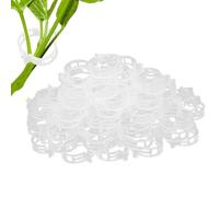 Plant Support Clips,Small Non-Slip Reusable Ties,100-Piece Tomato Stem Plant Fixing Clips | for Vegetable Fruit Potted Pea Cucumber Strawberry Indoor Outdoor Patio