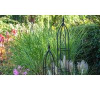 Thompson & Morgan Garden Gear Metal Ornamental Obelisks Bronze - S...