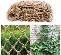 Plant Support Jute Netting, Natural Decorative Fishing Net, Nautical Sea Ocean Fish Netting for Home Party Wedding Photography Props Decoration Wall Decor(1x5m)