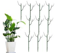 Plant Support Pole | 33 x 17cm Plant Vine Support | 10 Pieces Aesthetic Detachable Stackable Fake Adjustable Branches Shape Trellis For Gardening Indoor House Patio Flower Outdoor Fence