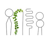 Plant Support Set Stake Vine Holder Geometric Climbing Aid Potted Houseplants