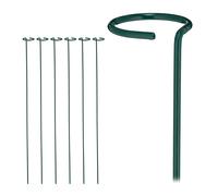 Plant Support Stakes Six Pack Dark Green Tomato Garden Trellis Frames Outdoor