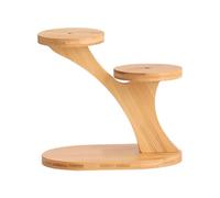 Plant Support Stand, Indoor Plant Stands, Wooden Plant Stand 2 Tiers, Creative Planter Stand Indoor, Decorative Multi-Layer Plant Organizer Rack for Windowsill,Tabletop, Desktop, Bookshelf, Countertop