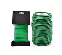 Plant Support Tie with Iron-PVC Composite Construction for Use in Raised Beds Containers and Ground Gardens