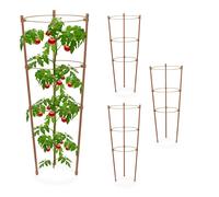Plant supports tomato trellis set adjustable lightweight climbing plant supports