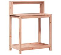 Plant Table Solid Wood Douglas Fir 82.5 x 50 x 109.5 cm with Shelves, Robust for Garden, Patio, Balcony and Indoor, Versatile as a Plant Stand, Flower Shelf, Plant Stairs