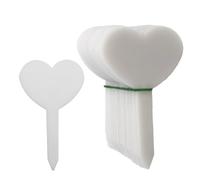 Plant Tags 100PCS Waterproof Garden Plant Labels Plastic Tags Nursery Markers Flower Pots Seedling Write Sign Mark Garden Decor Tools(White 4.7x8.3cm)