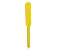 Plant Tags 100PCS Waterproof Garden Plant Labels Plastic Tags Nursery Markers Flower Pots Seedling Write Sign Mark Garden Decor Tools for Outdoor Plants(Yellow 1.5x12cm)