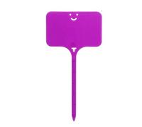 Plant Tags 200PCS Garden Plant Labels Marker Colorful Classification Sorting Bonsai Sign Tag Ticket Plastic Writing Plate Board Card(Purple1)