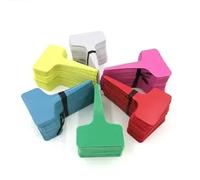 Plant Tags 25pcs Plastic Plant T-Type Tags, Nursery Garden Labels, Seedling Tray, Pots, Decoration, 6 X 10 Cm for Outdoor Plants(25pcs 6x10cm Mixed)