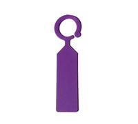 Plant Tags 500pcs Garden Planting Tag Ring Hook Tree Markers Sign Plastic Waterproof Re-Usable Hanging Label Stake(Purple)