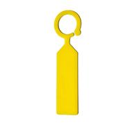 Plant Tags 500pcs Garden Planting Tag Ring Hook Tree Markers Sign Plastic Waterproof Re-Usable Hanging Label Stake(Yellow)
