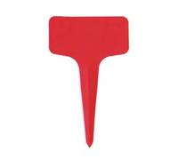 Plant Tags 50pcs Nursery Garden Plant Tags Reusable Stake Markers(Red)