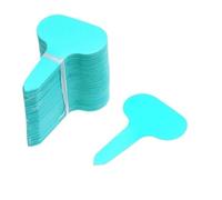 Plant Tags Garden Labels Plant Classification Sorting Sign Tag Ticket Plastic Writing Plate Board Plug in Card Colorful(Light Blue,200pcs)