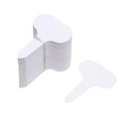 Plant Tags Garden Labels Plant Classification Sorting Sign Tag Ticket Plastic Writing Plate Board Plug in Card Colorful(White,200pcs)