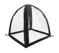 Plant Tent Cover 56x56x56cm Black Mesh Garden Protector with Stakes