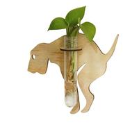 Plant Terrarium with Wooden Stand, Propagation Station, Propagation Vases Decorative Propagation Brackets for Propagation, Planter Water Propagation Station Indoor Wall Modern