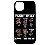 Plant These Save The Bees Flower Garden Gardening Gardener Case for iPhone 14 Plus