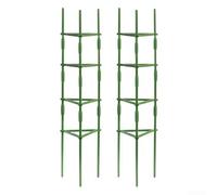 Plant Ties And Supports, Steel Pipe Plant Guard With PP PE Coating For Tomatoes And Flowers, Vertical Grow System Outdoor Vine Helper, Green Garden Bracket Kit(2 sets)