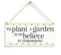 Plant Tomorrow Hanging Sign, Inspirational Decor