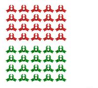 Plant Training Clips 60PCS 90° Bend Red Green PP Plastic Reusable