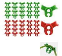 Plant Training Clips,LST Clips 40 PCS Low Stress Plant Bender Plant Stem Benders 90 Degree Angle Plant Stem Trainer Plastic Training Support Plant Branch Clamp for Vine,Flower,and Branch Growth