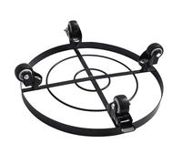 Plant Trolley with Anti-Rust Finish Smooth Rolling Casters Heavy-Duty Metal Structure for Home & Office Garden Decor