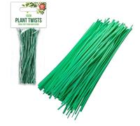 Plant Twist Ties Adjustable Garden Wire for Plant Support, Training & Trellising Pack of 100 Reusable Plant Twists for Vines, Tomatoes, Vegetables, Flowers
