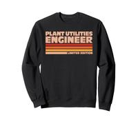 Plant Utilities Engineer Retro Sunrise Sweatshirt