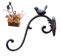 Plant Wall Hooks, Robust Hanging in Bird Design, Antique Wall Hooks, for Clothes, Towels, Hat, Bathrobe, Wreaths, Farmhouse, Entrance, Cabinet, Bedroom, Living Room, Christmas Party