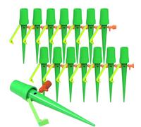 Plant Water Spikes - Automatic Irrigation Sticks, Self Watering System, Adjustable Flow Valve, Leak Proof Design | Automatic Watering Stakes for Garden, Trees, Lawn, Plants, Outdoor Vacation Care