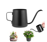Plant Watering Can, 250 Ml Black Small Watering Can, Rustproof 304 Stainless Steel Long Spout Design, Suitable for Indoor Plants Outdoor Garden Succulents Bonsai Hanging Plants