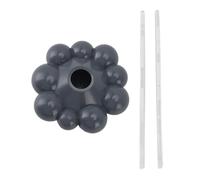 Plant Watering Rain Cloud Self Watering Planter Insert Devices Automatic Plant Waterer Cloud Shape Gray for Indoor Outdoor Gardens ABS Material 22x12cm