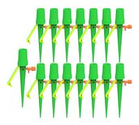 Plant Watering Spikes 15 Pieces Garden Adjustable Valve Automatic Irrigation Sticks Anti-leakage for Orchid Vegetable House Trees Lawn Gardening Yard Vacation