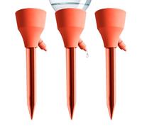 Plant Watering Spikes - Automatic Irrigation Devices Drippers Spikes | Plant Watering Devices With Control Valve | 3 Pieces Automatic Irrigation Spike For Indoor Outdoor Home Workplace