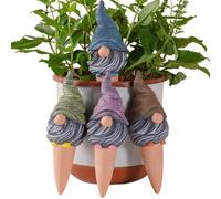 Plant Watering Spikes - Clay 5.8x16.7cm | Plant Waterer | Terracotta Watering Spikes | Automatic Self Waterings Irrigation Stakes For Indoor Outdoor Garden Flower Pots Vacation Plants Care