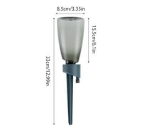Plant Watering Spikes | Terracotta & Bottle Drip Irrigation | Adjustable Self-Watering System | Slow Release Valve Control | Indoor Outdoor Auto Waterer | Garden Vacation Use