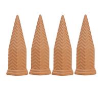 Plant Watering Stakes, 4 Potted Plant Watering Devices Terracotta Self-Watering Spikes Automatic Plant Waterers Wine Bottle Plant Waterer, For Outdoor, Indoor Plants, Wine Bottle