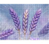 Plant Wheat Ears Puzzle - 1500 Piece Jigsaw Puzzles for Adults - The Back Features Printed Letter Guides - and The Pieces fit Together Snugly - Wooden Puzzles for Adults 34.3 X 22.4 Inch s7h-166