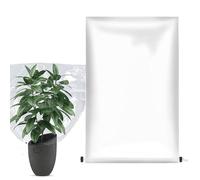 Plant Winter Cover Protection,Clear Winter Plant Frost Bags - PE Rain Frost Protector, Waterproof Shelter Coverings With Drawstring For Cold Weather