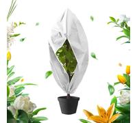 Plant Winter Cover Protection - Frost Cover For Outdoor Plants | Flowers With Zipper And Drawstring | For Gardens Raised Beds Bushes Roses Pots Trees Palms Fruit Citrus