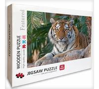 Plant Wooden Jigsaw Puzzles 48x32in, Tiger Jigsaw Puzzles for Adults 3000 Piece with Box, Challenging Game, Gifts for Teens, Back Lettering Easy to Distinguish, for Men Women Elders Seniors, 4-3510