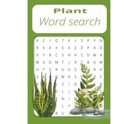 Plant Word search: Plant puzzle book, relaxing puzzle book, botanical word search