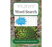 Plant Word Search Puzzle Book: Word Search with Easy to Read Print about Plants, Farming, Wildlife and more | 6x9 inches, 110 pages | 50+ Puzzles ... Gift for a Vacation, Holiday and Free Times