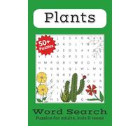 Plant Word Search Puzzle Book: Word Searches with Easy to Read Print about Flora, Weeds, Nature and more | 6x9 inches, 110 pages | 50+ Puzzles … Gift for Vacations, Holidays and Free Times