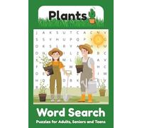 Plant Word Search Puzzle Book: Word Searches with Easy to Read Print about Plants, Planting Techniques, Plant Biology and More | 6x9 inches, 110 pages | 50+ Puzzles... Gift for Vacations, Holidays