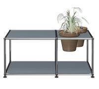 Plant worlds Side table USM Haller Medium grey - USM HALLER DE_QS_M48 MITTGRAU