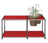 Plant worlds Side table USM Haller Ruby red - USM HALLER DE_QS_M48 RUBIROT